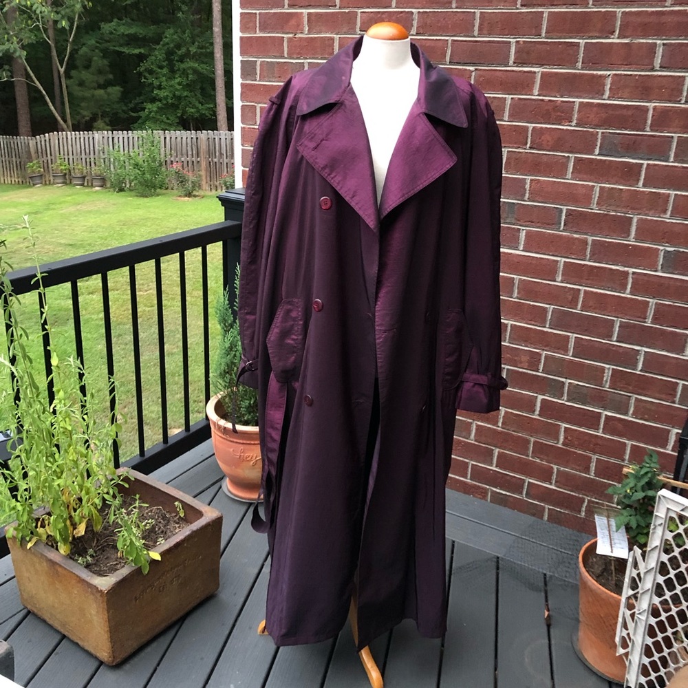 Vintage Trench Coat Plus Size
